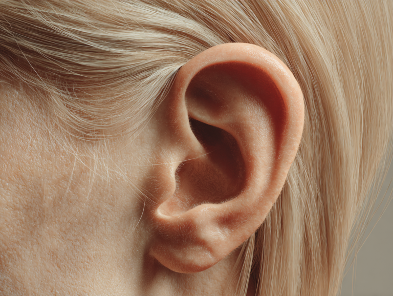 Ein gereinigtes Ohr